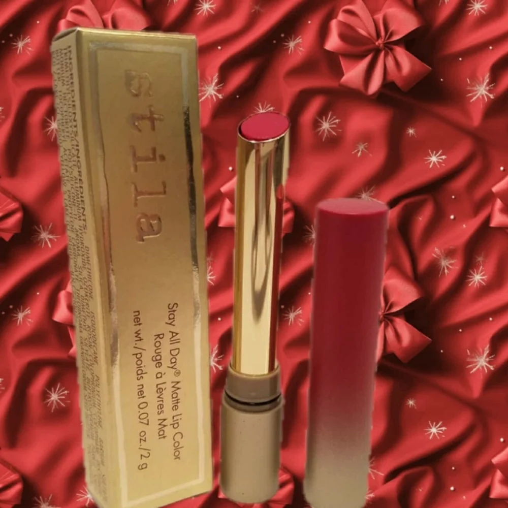 ❇️🧚‍♀️BLOW A KISS Stila SWATCHED 1X RARE Lipstick